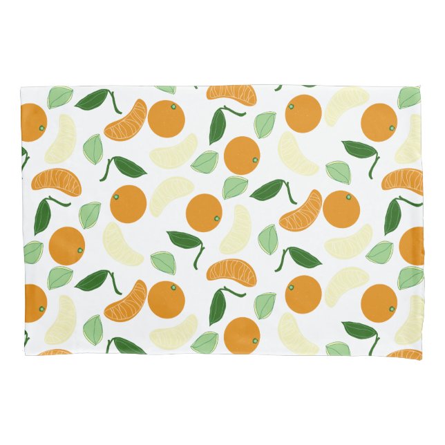 Mandarin Citrus Pillow Case (Front)