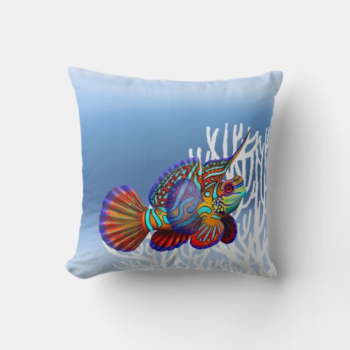 Mandarin Dragonet Goby Reef Fish Pillows