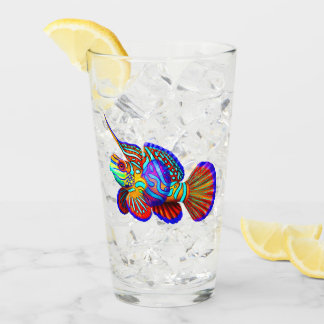 Mandarin Dragonet Reef Fish Glass Tumbler