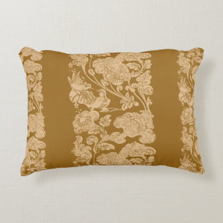 mandarin duck golden age decorative pillow