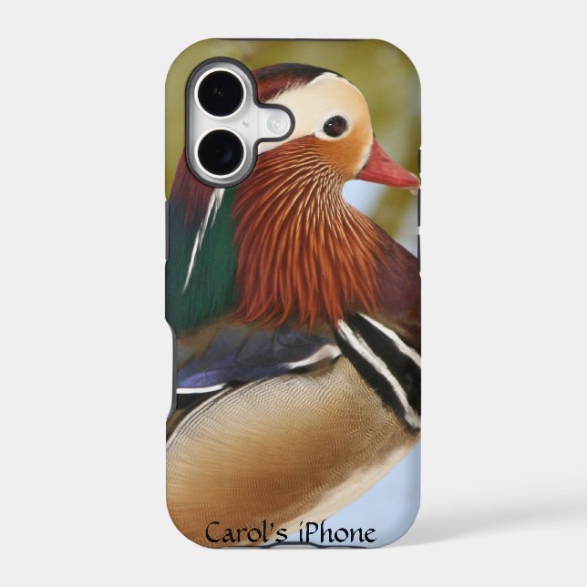 Mandarin Duck Iphone Case (Back)