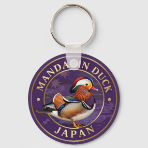 🦆 Mandarin Duck Japanese Wildlife Keychain