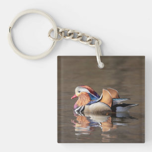 Mandarin Duck Keychain