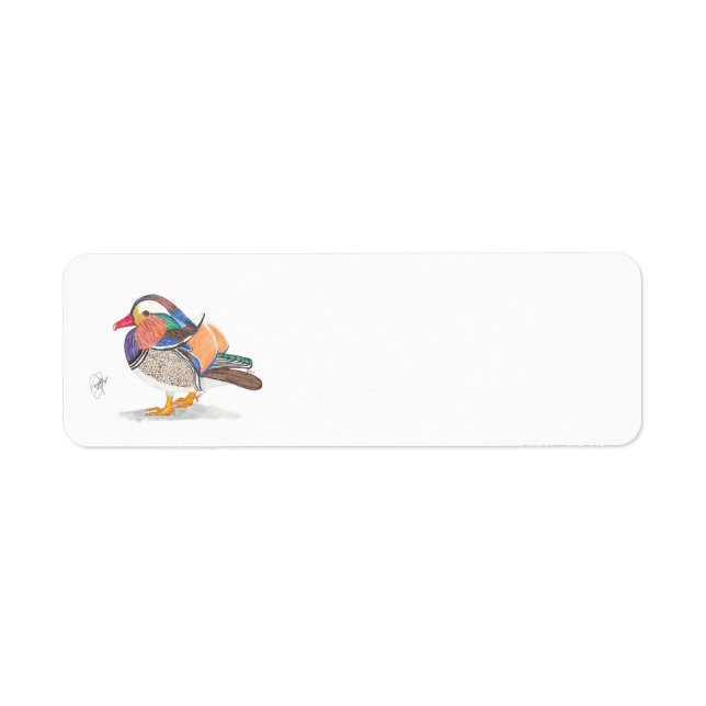 MANDARIN DUCK LABEL (Front)