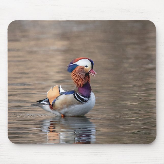 Mandarin Duck Mouse Pad (Front)