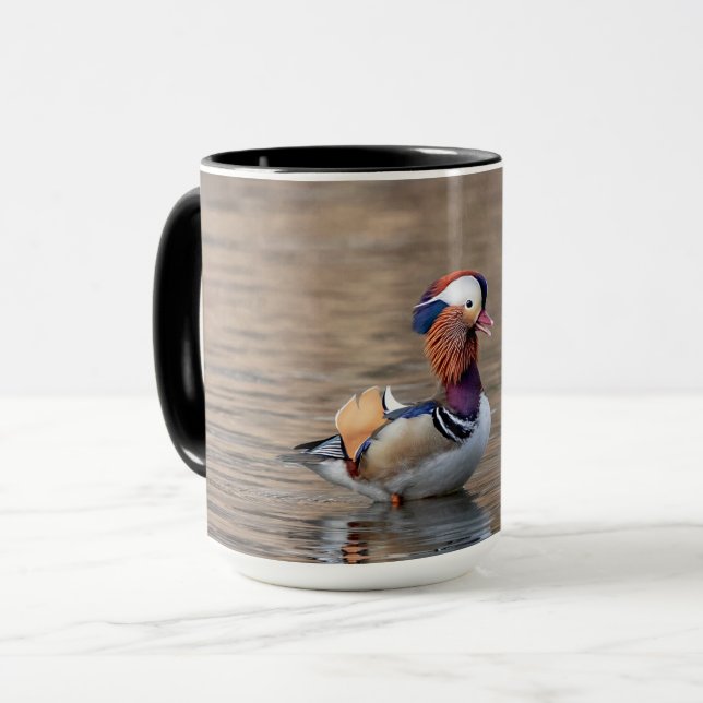 Mandarin Duck Mug (Front Left)