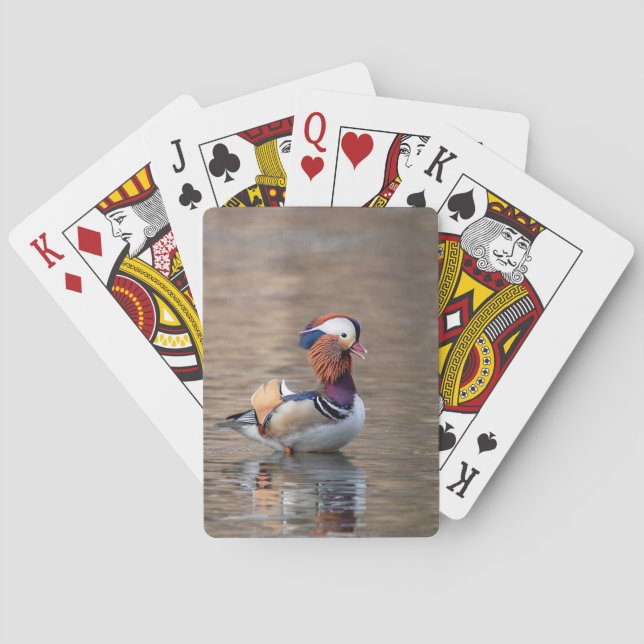 Mandarin Duck Poker Cards (Back)