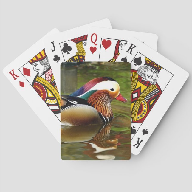 Mandarin Duck Poker Cards (Back)