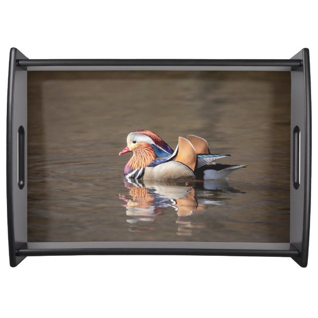 Mandarin Duck Serving Tray (Front)