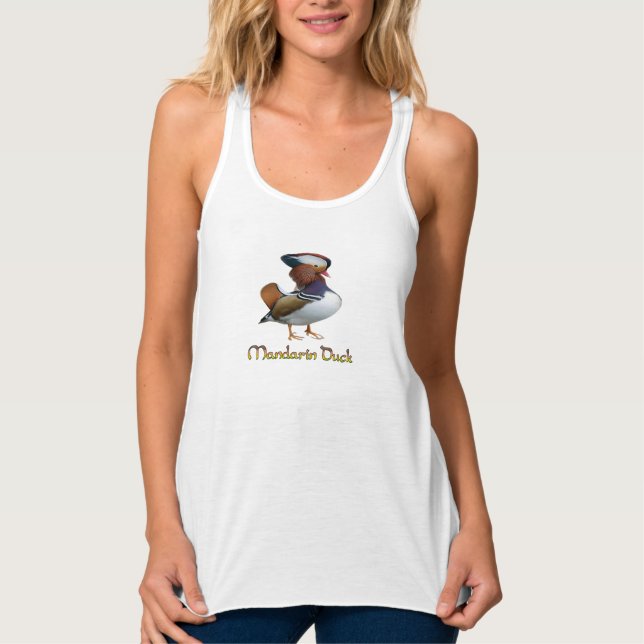 Mandarin Duck Tank Top (Front)