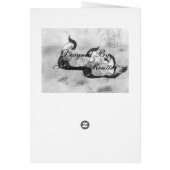 Mandarin Ducks Card (Back)