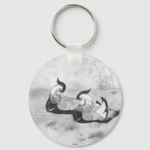 Mandarin Ducks Keychain