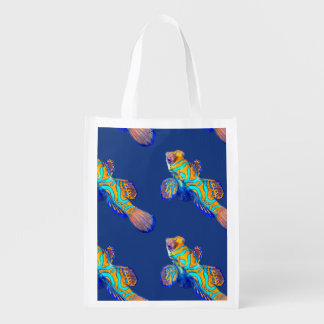  Mandarin Fish  Grocery Bag
