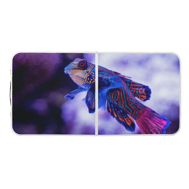 Mandarin Goby Fish Beer Pong Table (Top)