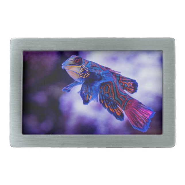 Mandarin Goby Fish Belt Buckle (Front)