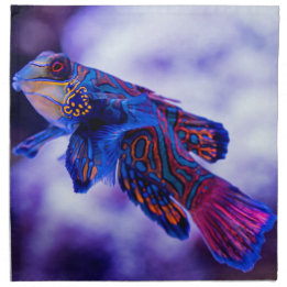Mandarin Goby Fish Cloth Napkin