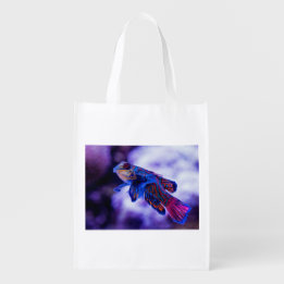 Mandarin Goby Fish Grocery Bag