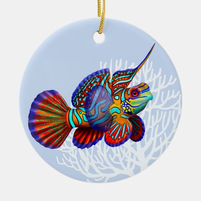 Mandarin Goby Fish Ornament (Front)