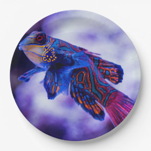 Mandarin Goby Fish Paper Plates