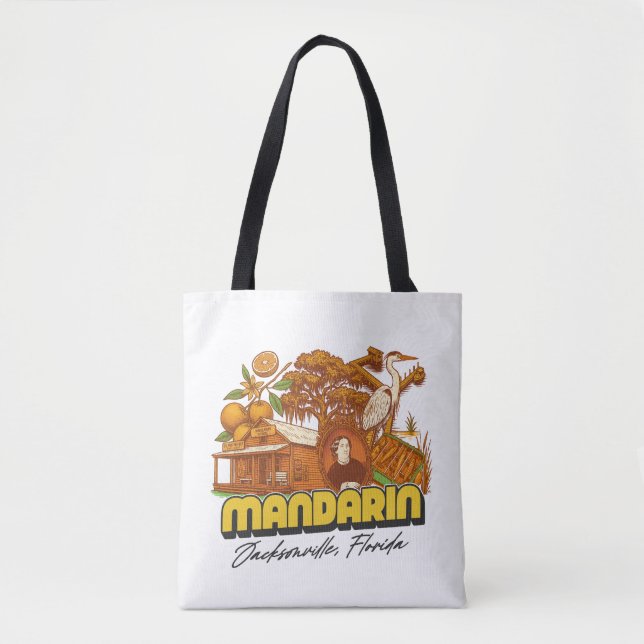 Mandarin Neighborhood Tote Bag (Front)