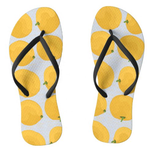 Mandarin Orange Flip Flops