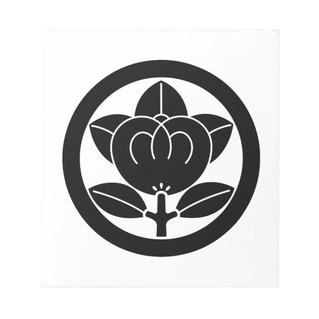 Mandarin orange in circle notepad (Front)