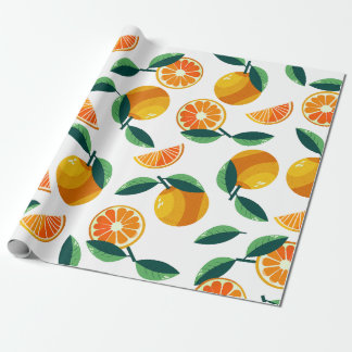 Mandarin Pattern Wrapping Paper