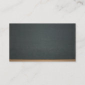 Mandarin Tutor Language Teacher Chalkboard Business Card (Back)