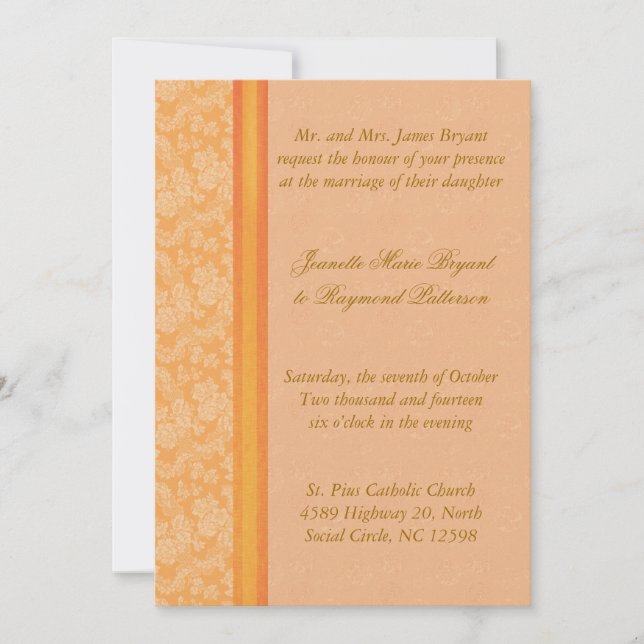Mandarin Wedding Invitation (Front)