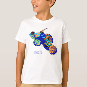 Mandarinfish cartoon illustration T-Shirt