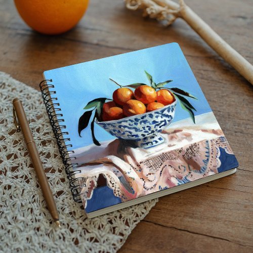 Mandarins in Porcelain Bowl Notebook