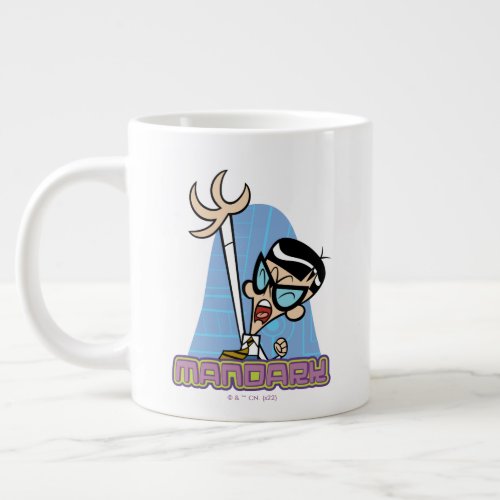 Mandark Character Name Graphic Giant Coffee Mug