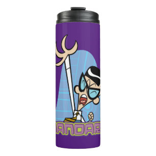 Mandark Character Name Graphic Thermal Tumbler