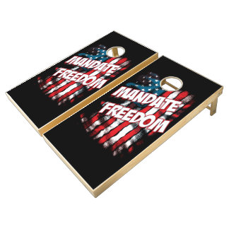 Mandate Freedom Cornhole Set