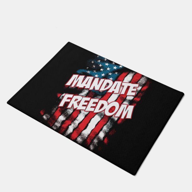 Mandate Freedom Doormat (Angled)