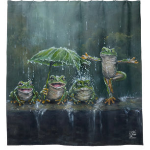 "Mandatory Fun" Shower Curtain