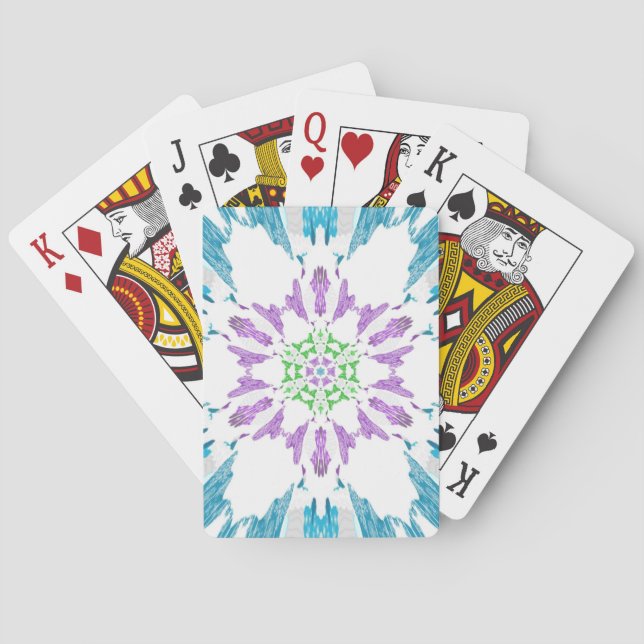 Mandela design poker cards (Back)