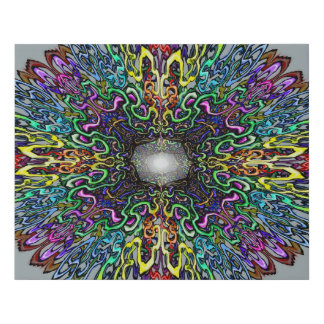 Mandela Faux Canvas Print