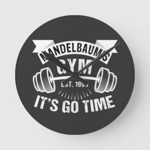 Mandelbaum’s Gym It’s Go Time Round Clock