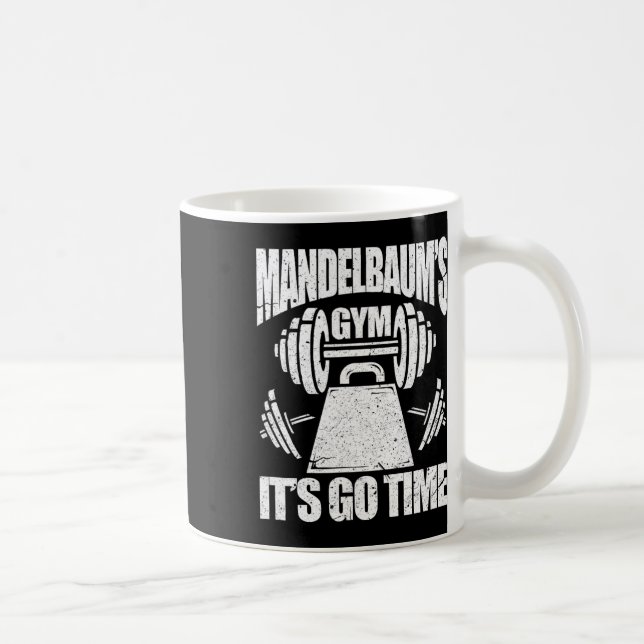 Mandelbaum's Gym Funny Bodybuilding Gym Workout Gi Coffee Mug (Right)