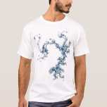 mandelbrot archipelago T-Shirt<br><div class="desc">Fractals look startlingly like natural coastlines. This fantasy island is formed of the blues of the sky and water on earth.</div>