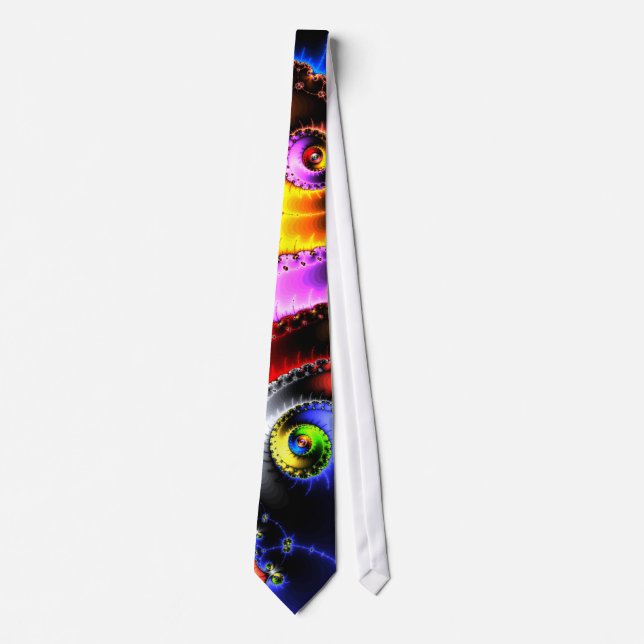 Mandelbrot Art Neck Tie (Front)