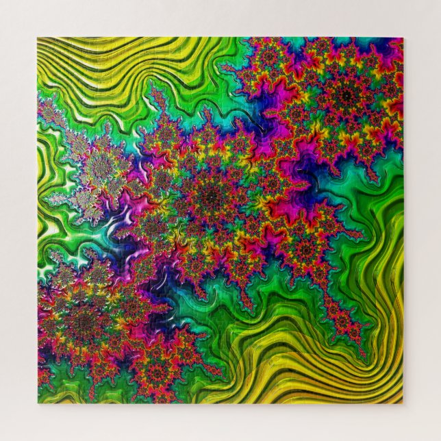 Mandelbrot Colour Explosion Jigsaw Puzzle (Vertical)