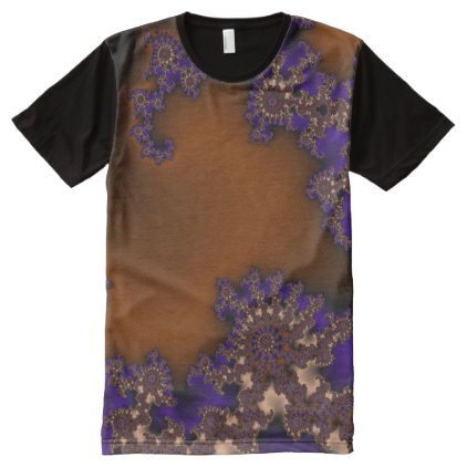 Mandelbrot Copper All-Over-Print Shirt