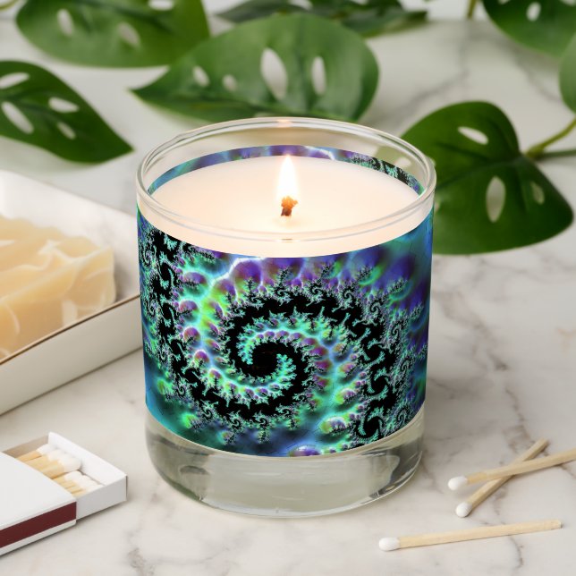Mandelbrot Discovery  Scented Candle (Lit)