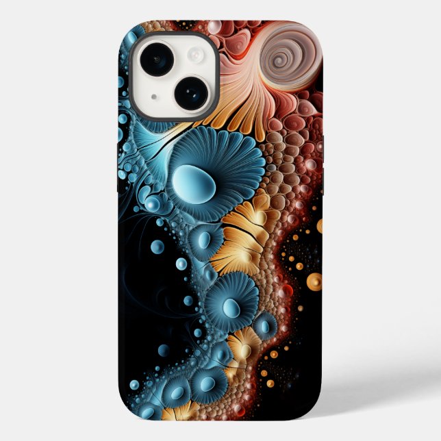 Mandelbrot Fractal Julia Set Case-Mate iPhone Case (Back)