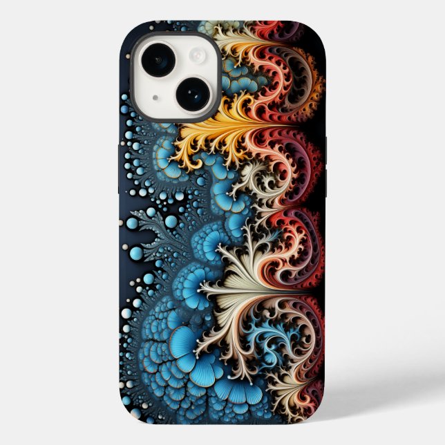Mandelbrot Fractal Julia Set Case-Mate iPhone Case (Back)