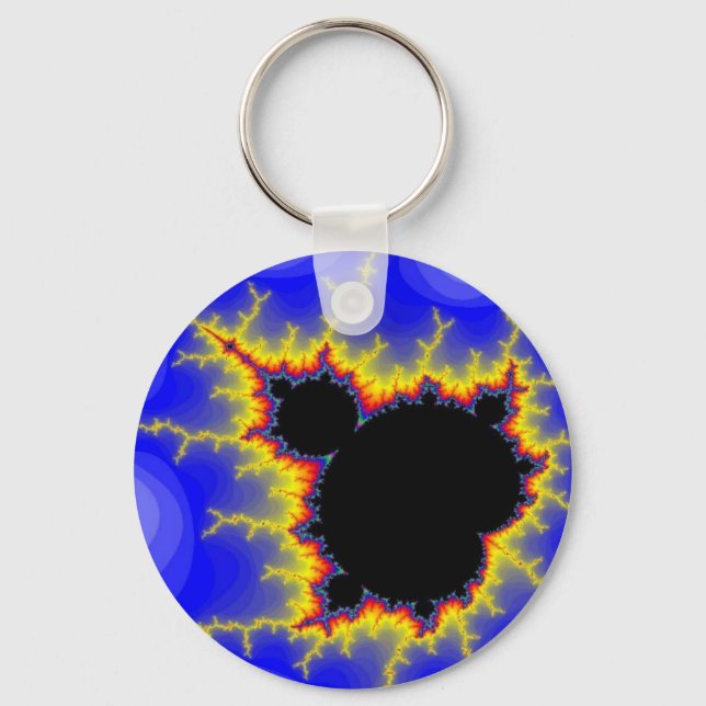 Mandelbrot Fractal Keychain (Front)
