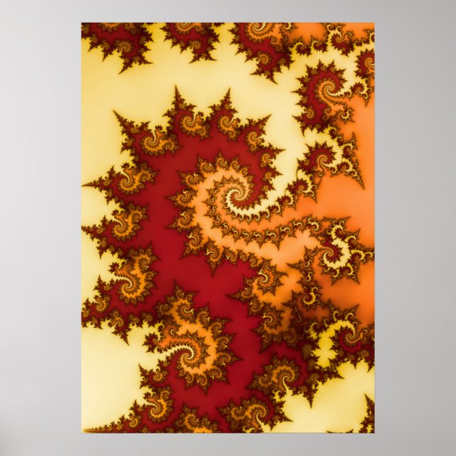 Mandelbrot Fractal Poster (Front)
