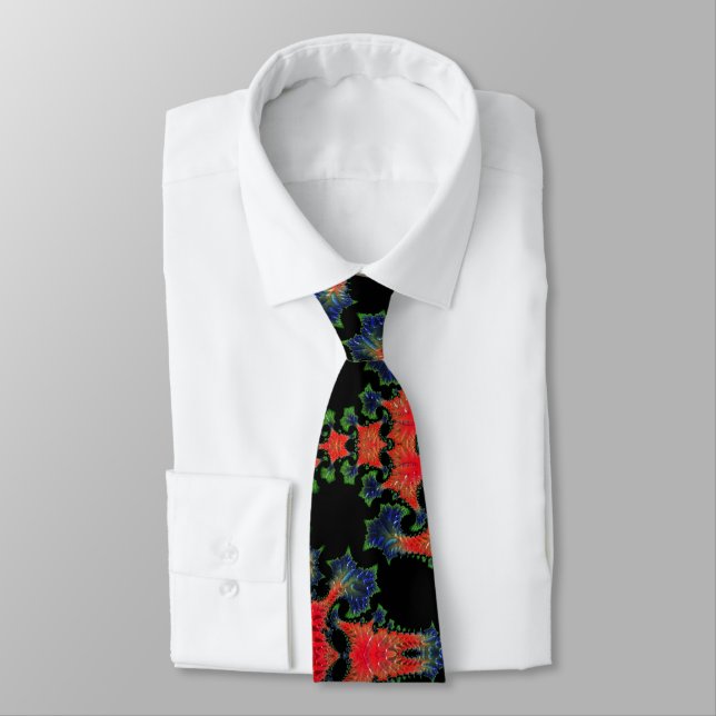Mandelbrot Garden Tie (Tied)